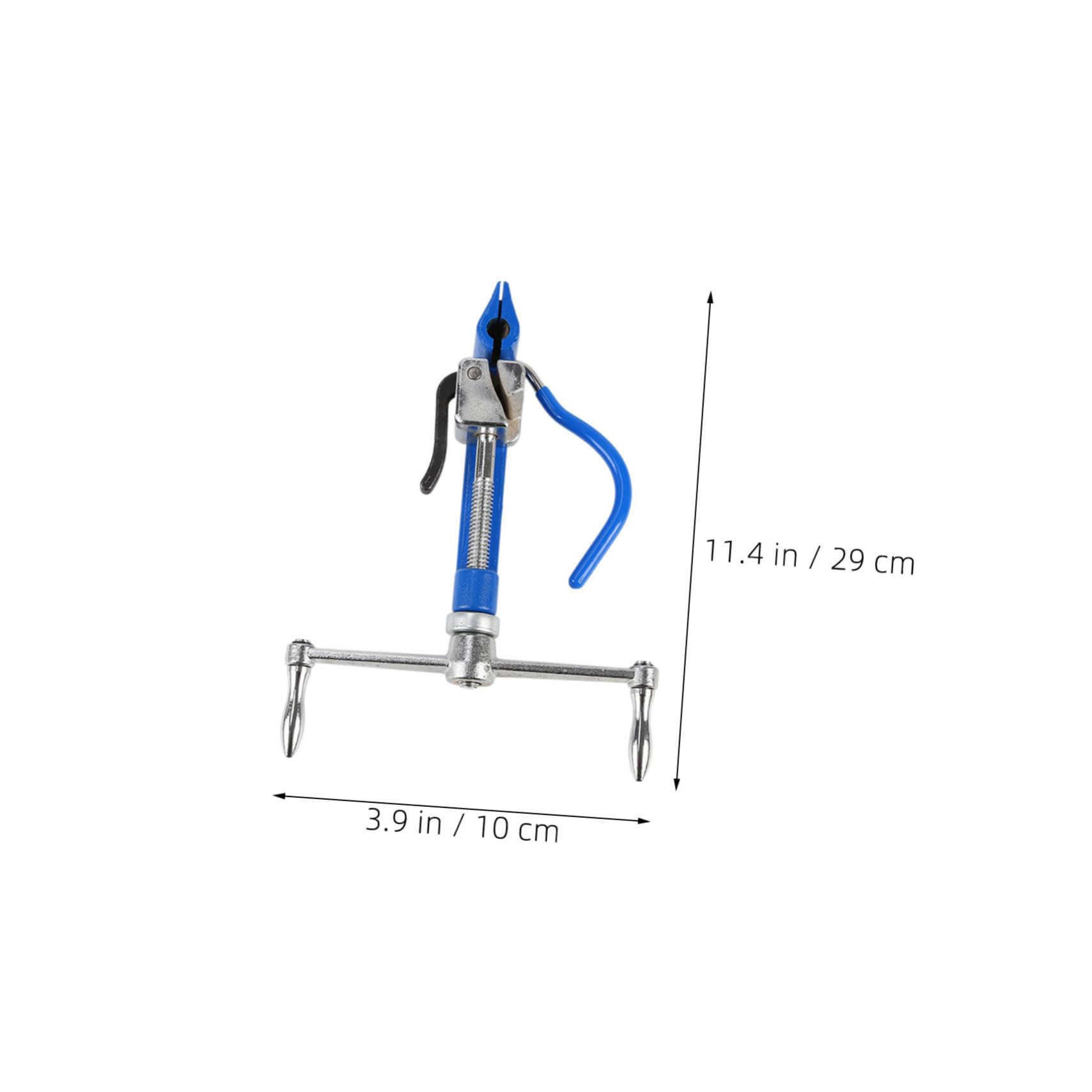 COLLBATH Outil de Tendeur Cerclage Acier Inoxydable avec Coupe Intégrée Pince Manuelle Robuste à Vis pour Serrage Précis et Tension Rapide pour Bandes et Colliers