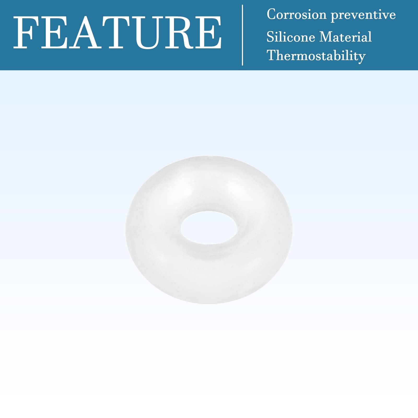 QUARKZMAN Silicone Joint, 40mm OD 25mm ID 3mm Largeur