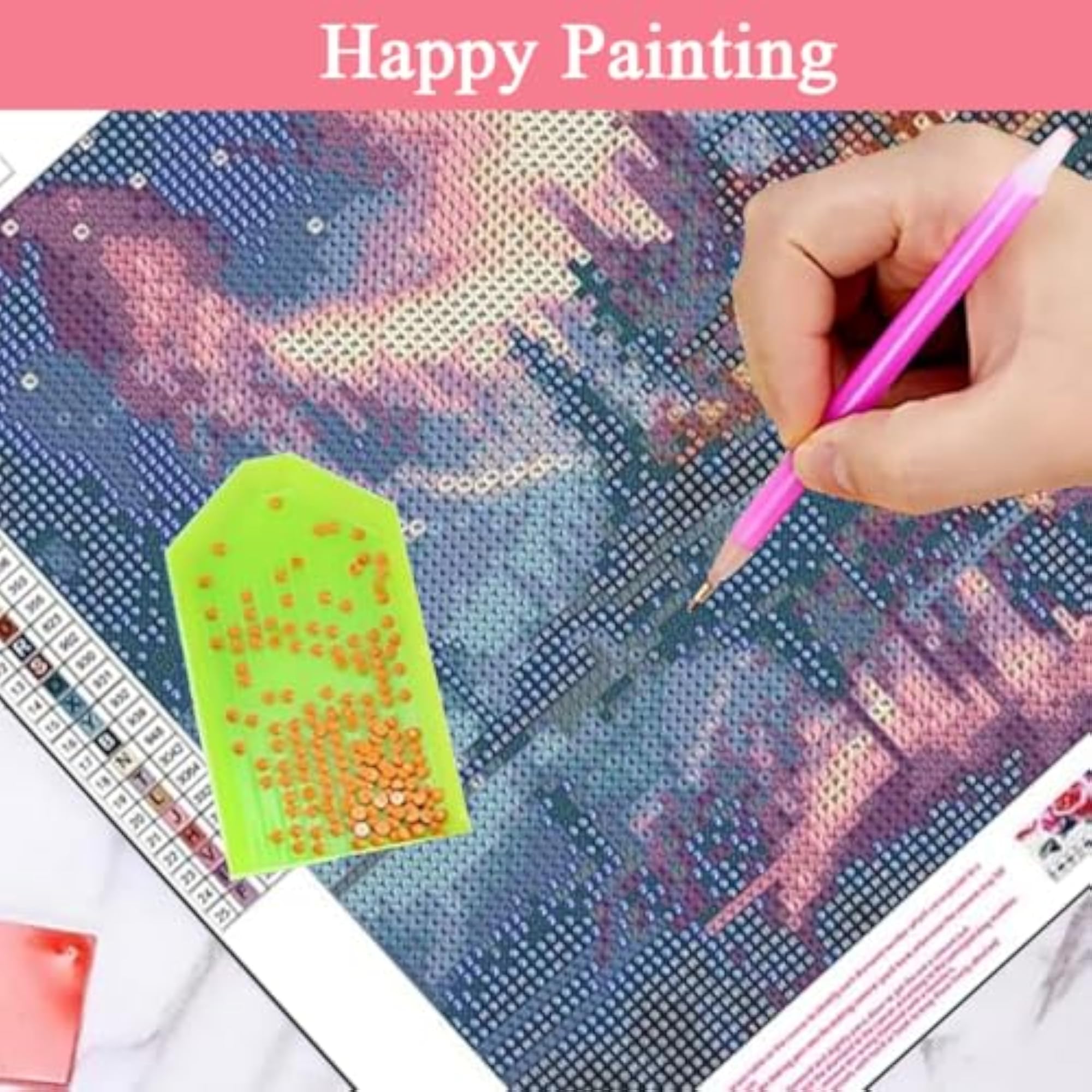 4pcs DIY 5D Diamond Art Painting Kit for Beginners