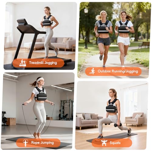 Adjustable Weighted Vest for Women, 1-12LBS Weight Vests - image 9