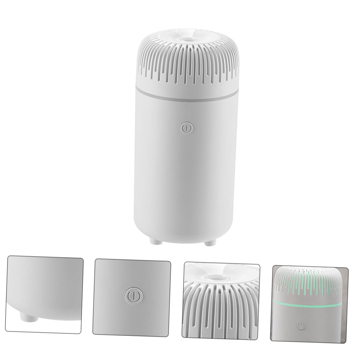 Baluue Difusor de Aroma Práctico y Mini Humidificador Ultrasónico para Coche y Hogar Portátil y Silencioso Difusor de Fragancia Esencial para Habitaciones y Oficinas