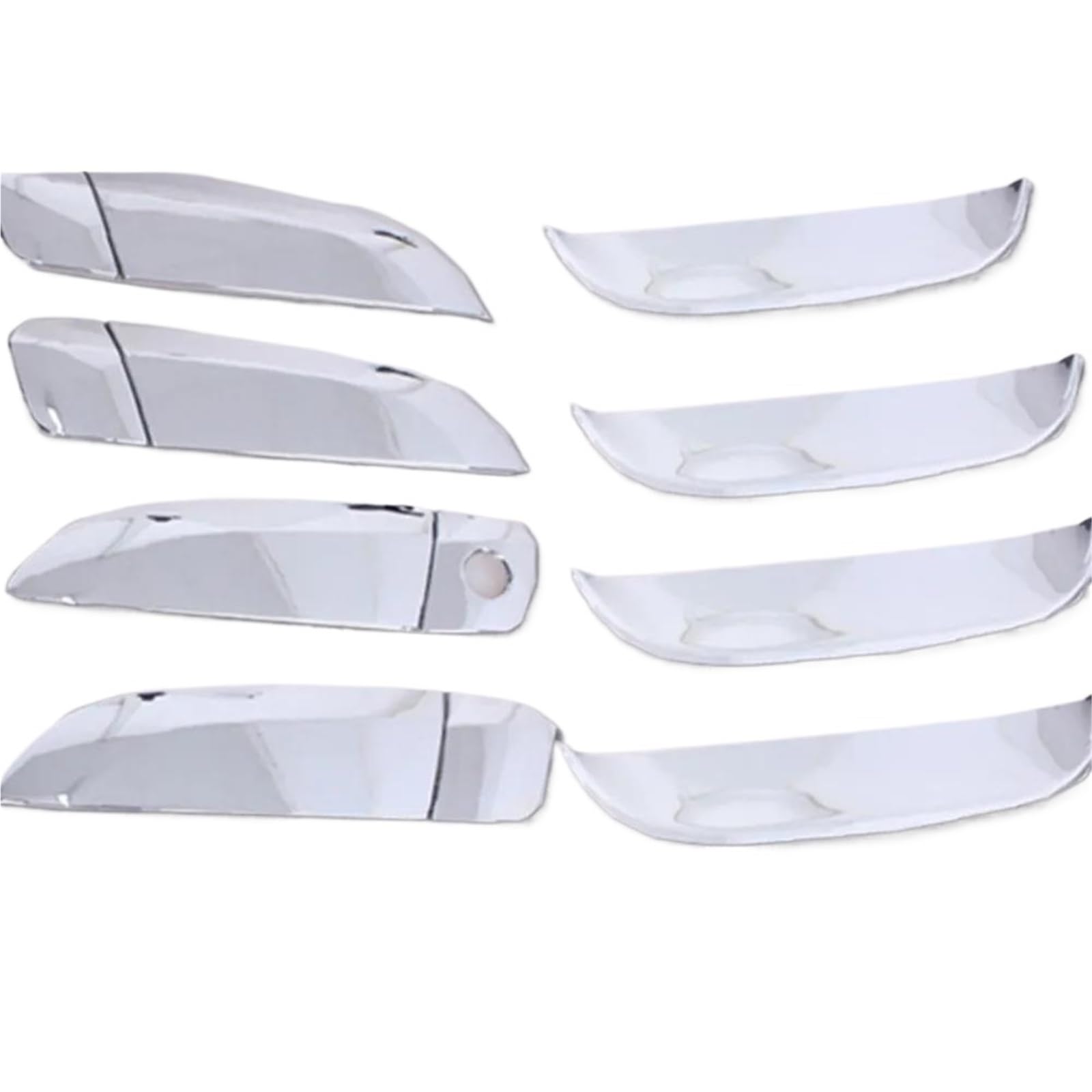 ATGCBCAUF Chrome Car Door Handles Covers Stickers for Chevrolet for Sail 2010-2015 Car Exterior Door Handles