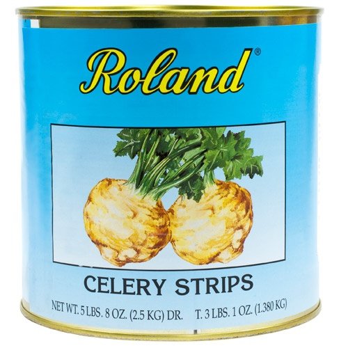 Celery Root Strips - 1 can - 3.1 lbs