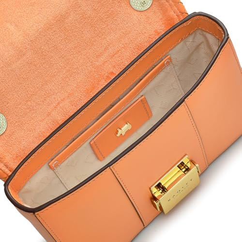 HANLEY CLOSE - WEAVE MINI FLAPOVER CROSSBODY APRICOT3