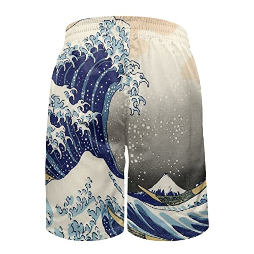 JooMeryer Men's Art Van Gogh Board Shorts Quick-Dry Summer Beach Shorts Swim Shorts2