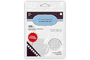 3L 3D Foam Mounting Squares | Pre-Cut Permanent Foam Tape Tiles