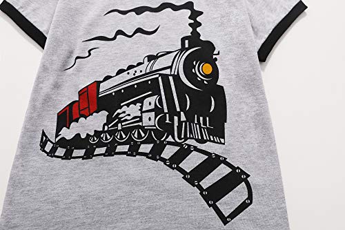 Boys Novelty T-Shirts Dinosaurs Top Tee Shirt Summer Short Sleeve Tees Kids 2-3 Years #TOP3