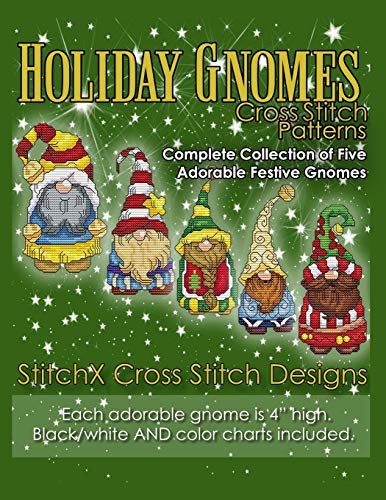 image for Independently Published Holiday Gnomes Cross Stitch Patterns: Complete