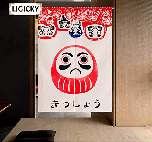 LIGICKY Tenda per porta in stile giapponese, in