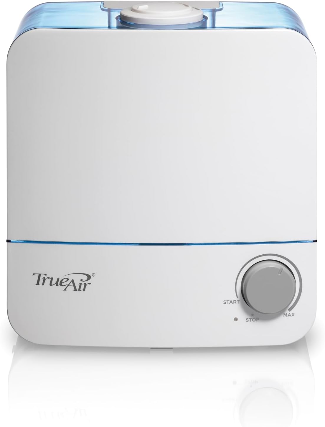 Hamilton BeachTrueAir Cool Mist Humidifiers for Bedroom Large Room, 5.5L, Whisper Quiet, Rotating Nozzle, Auto-Shutoff, Filter-Free, White (04700)