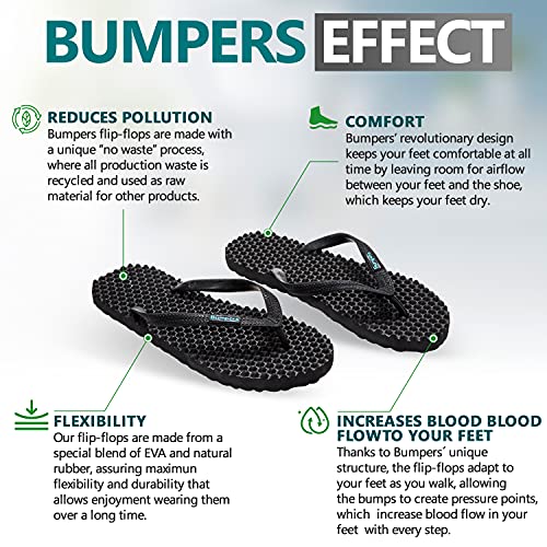 Flip Flops For Men - Beach & Shower Sandals For Mens, Comfortable Massage Acupressure Slippers, Indoor & Outdoor Footwear4