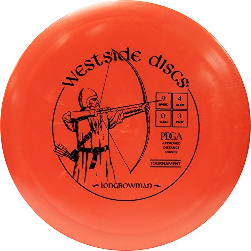Westside Discs Tournament Longbowman Fairway Driver Golf Disc [Colors May Vary] - 173-176g