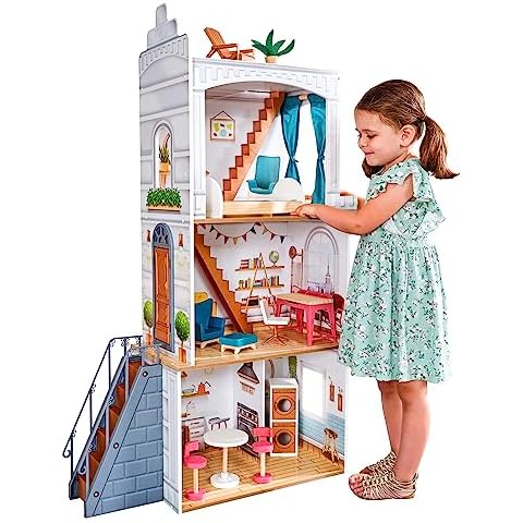 KidKraft Rowan Wooden Dolls House Cover