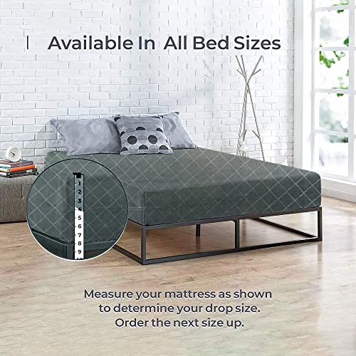 Image of BSB HOME Premium Cotton Mattress Cover /Protector with Zipper Chain| Available in Provides All Around Protection with 360 Encasing |72 inchx36 inch (6x3 ft) - Pack of 2 - Grey