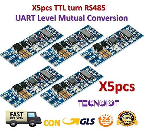 TECNOIOT 5pcs TTL Turn RS485 485 to Serial UART Mutual Conversion Automatic Flow Control