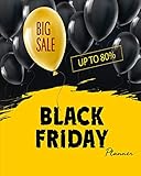 Black Friday Planner Big Sale: Cyber Monday Countdown Shopping Tracker on Department Store and Shopping Schedule (Holiday Shopping Sales)