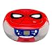 ekids SM-430 Marvel Spiderman przenośny odtwarzacz CD z radiem i wejściem AUX do smartfonów i odtwarzaczy MP3, niebieski
