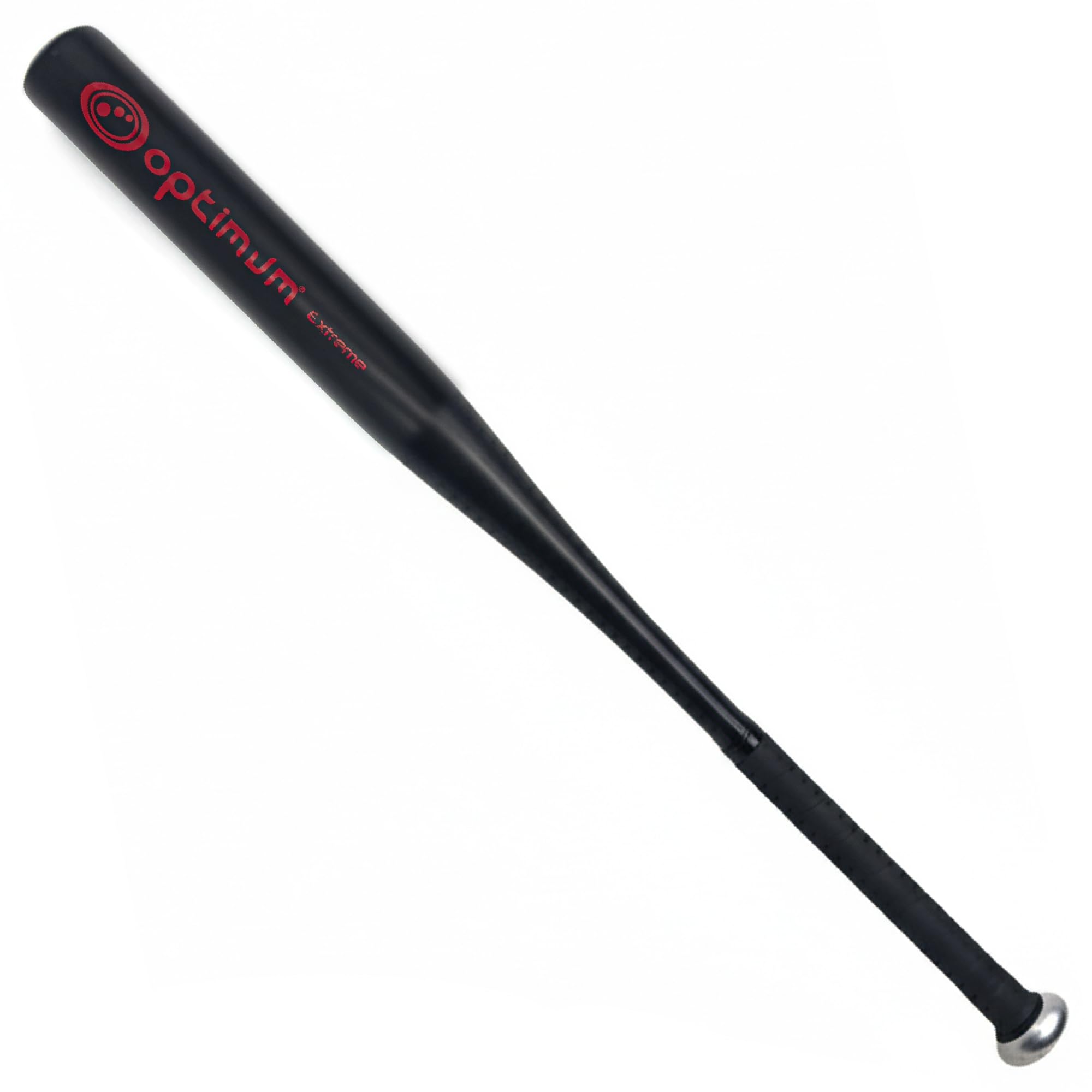Optimum Sport Extreme Aluminium Baseball Bat, 28" Lightweight & High Strength Metal Bat with Anti-Slip Grip for Enhanced Control & Swing Speed Across Training & Recreational Play – Black