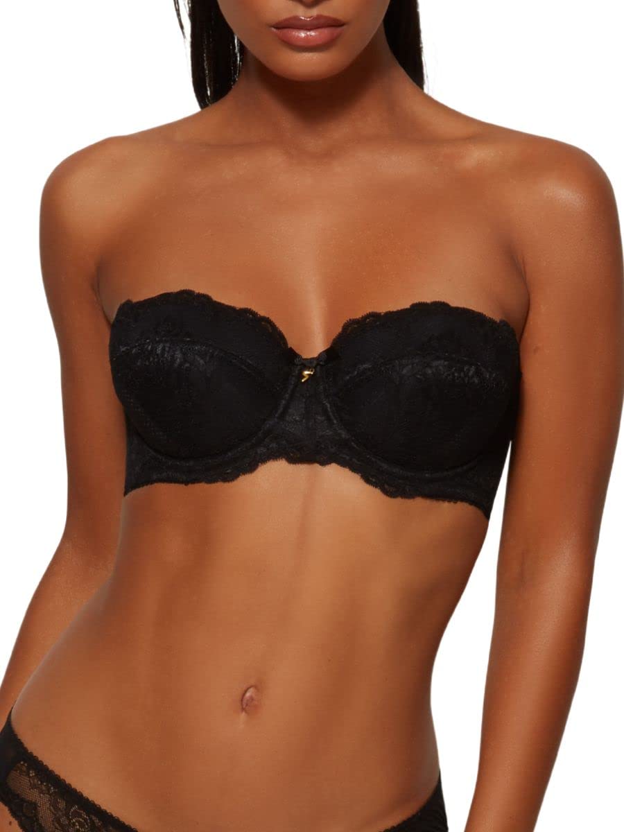 Gossard Womens Superboost Lace Strapless Bra, Black, 32G UK