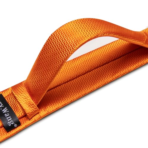 Image of Barry.Wang Men Suspender Set with Necktie Elastic Y Type Heavy Duty 6 Clips Braces Tie Handkerchief Cufflink Pin 6PCS