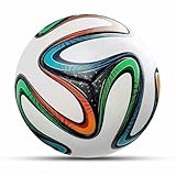 World Cup 2014 Soccer Ball Size 5 – Brazil Final Match Replica, Official Size Football, Ideal for Play, Training, Collectors, and Soccer Fans