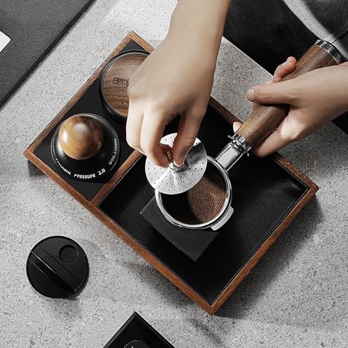 Image of MHW-3BOMBER Espresso Puck Screen Holder - Silicone Puck Screen Stand - Compatible with 58mm 53mm 51mm Reusable Coffee Filters 3 Coffee Filters - Coffee Puck Screen Holder SP5537-OS