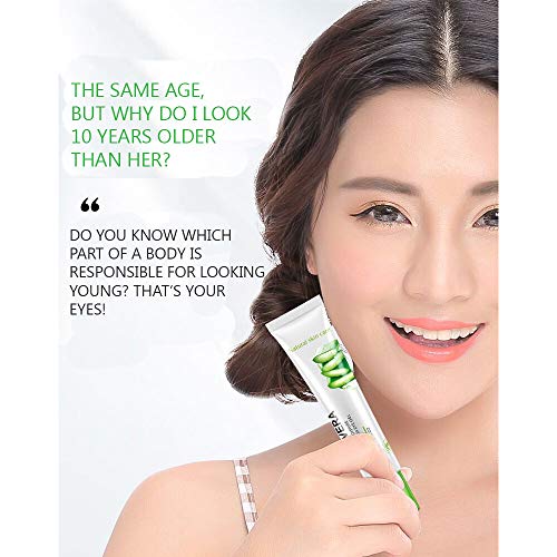 BIOAQUA Aloe Vera hidrata Eye Gel Creme Reduz olheiras Hidrata sem olhos Bolsas Garantido 20g