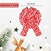 12 Inch Large Christmas Bows for Gift Wrapping, Pull Bows for Presents,Christmas Gift Bows for Gift Baskets,Christmas Tree,Wine Bottles,Christmas Decorations 2pcs (Red)