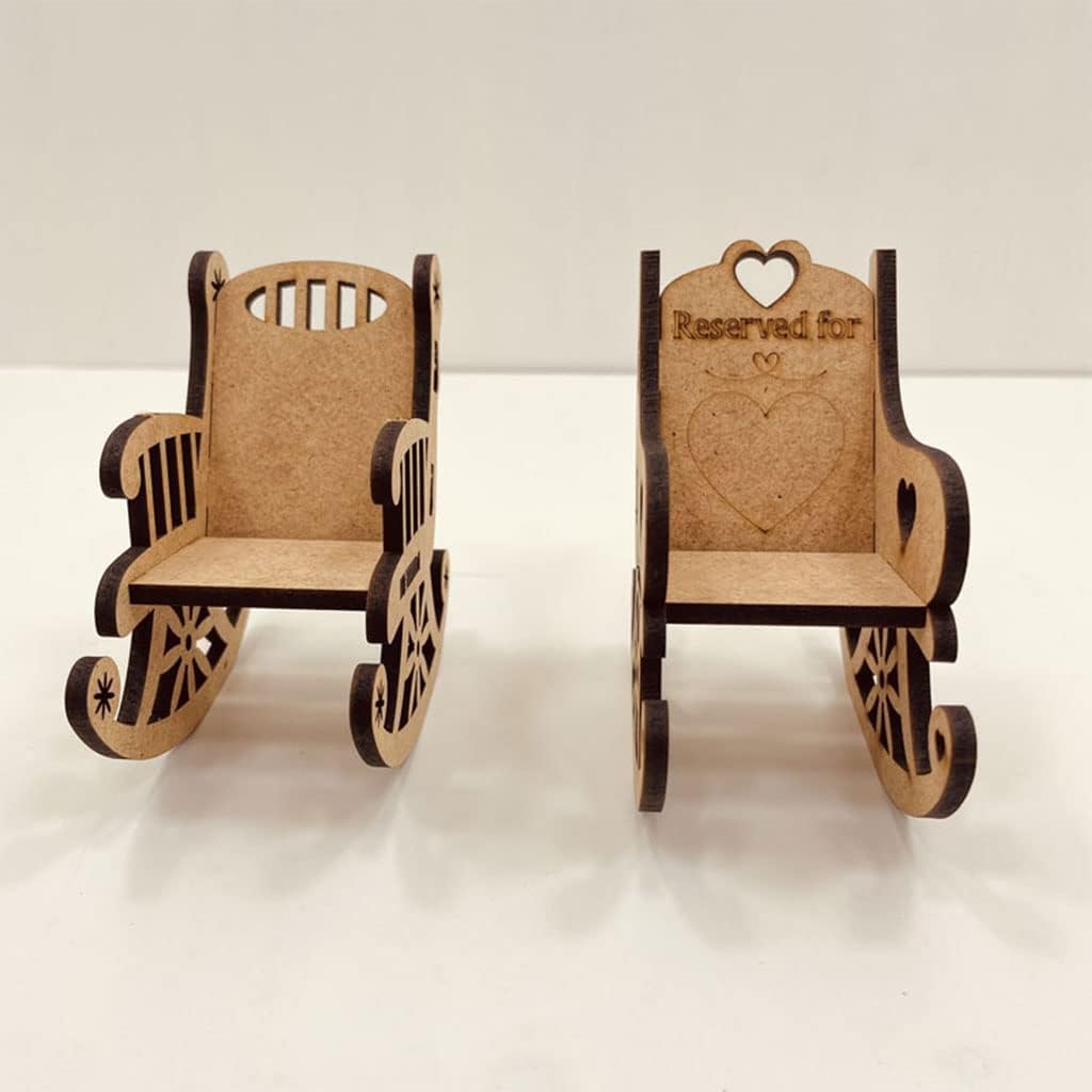 Garden Rocking Chair Landscape Ornament, Chair Type B