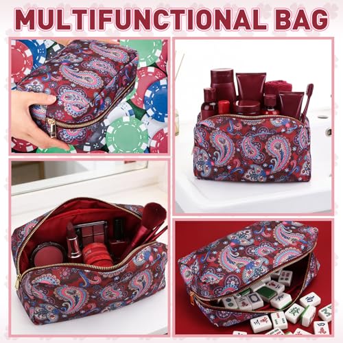 Bolsa para fichas de Mahjong con cierre 26x14x8.5 cm miniatura 6