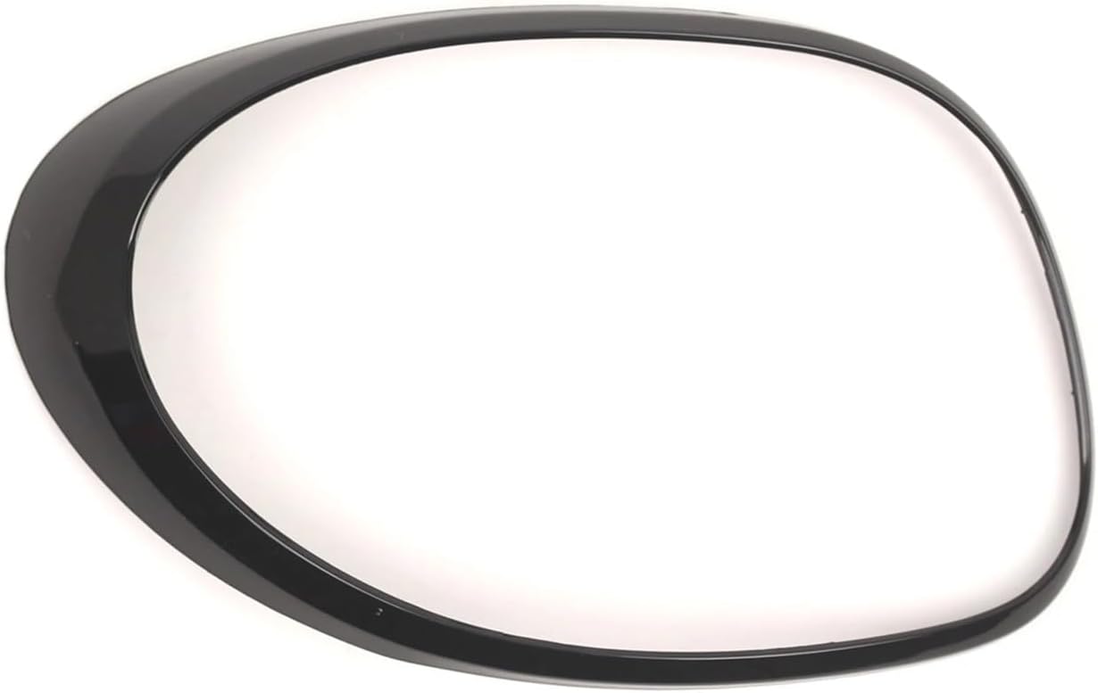 Left & Right Rear Tail Light Bezel Trim Ring Compatible With Fiat 500L 2014 2015 2016 2017 2018 2019 2020 Accessories 68235995AA 68235996AA(Black)