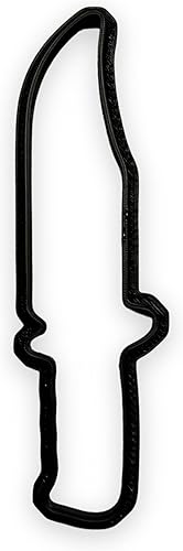 Cuchillo de caza cortador de galletas con diseño fácil de empujar (5.5 pulgadas)