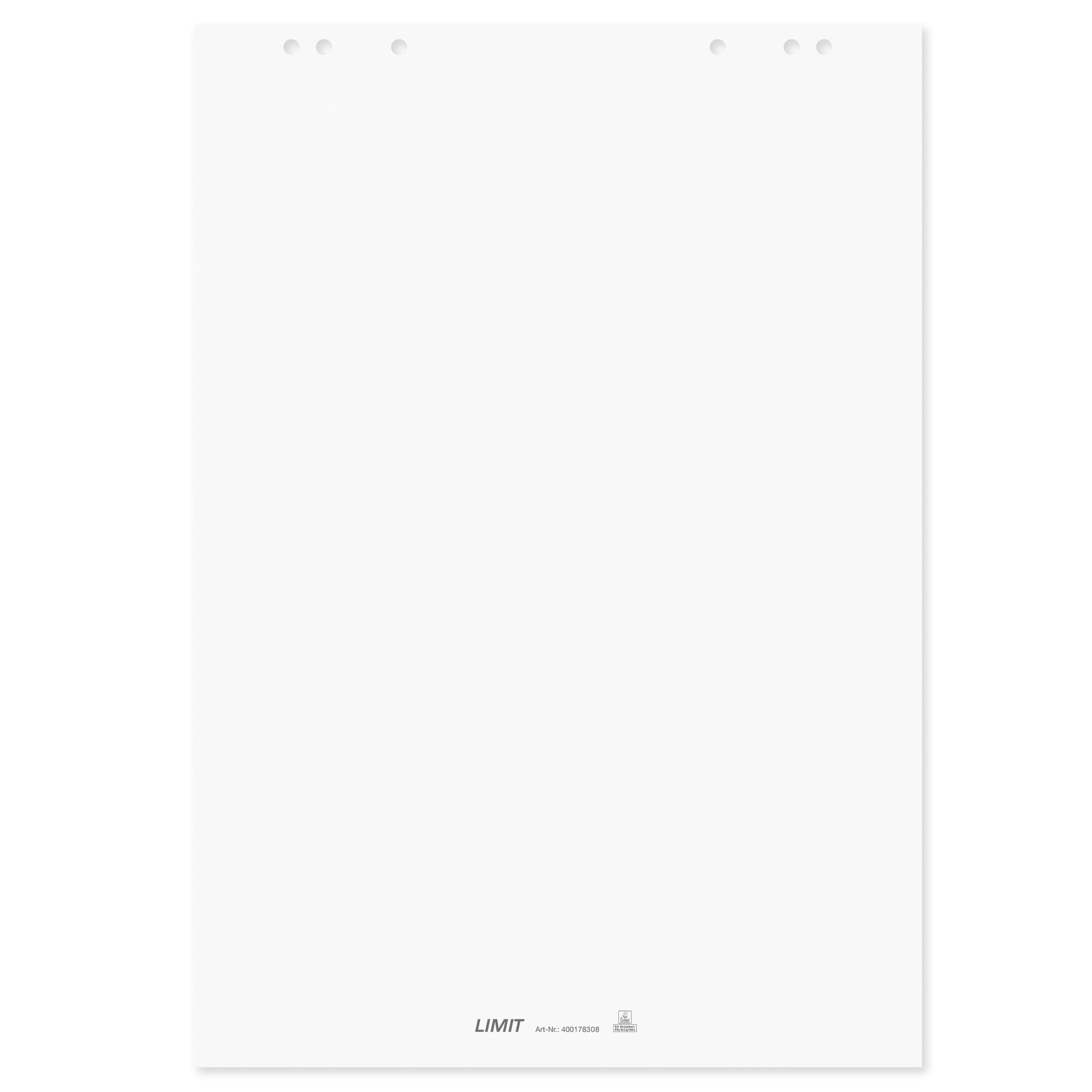 Limit 2 blocs de rotafolios cuadriculados y en blanco, 20 hojas por bloc, 80 g/m², color blanco