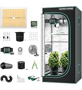 Growbox Zestaw - Namiot Herbgarden White 50x50x130cm Mars Hydro Ts600 2561 2