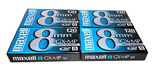 Maxell 8Mm Gx-Mp 120 Video Camcorder Tapes (4-Pack) #TOP2