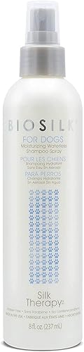 Miniatura 2 de BioSilk for Dogs Silk Therapy - Champú en aerosol sin agua de humedad profunda, paquete de 2, champú para perros sin agua para todos los perros y