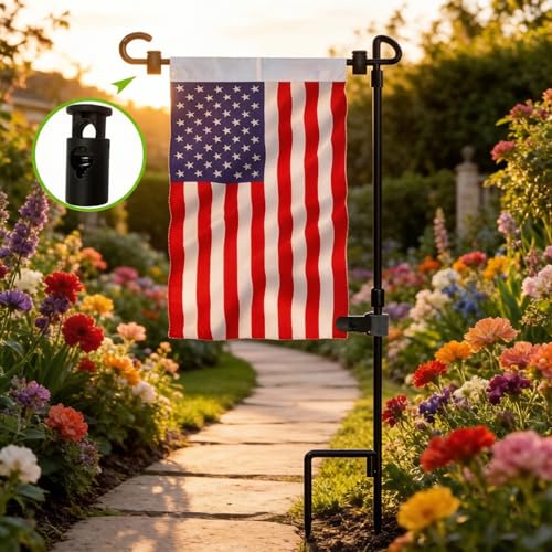Accessoires mât extérieur plastique avec 40 arrêts jardin