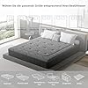 DEWINNER Matelas 140x200 cm, Hauteur 30 cm, Matelas Silencieux d'épaisseur Moyenne, Mousse à Mémoire de Forme Hybride, Ressorts Ensachés Individuels, Absorbant et Respirant