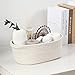 2 Pack Small Woven Basket with Gift Bags and Ribbons, Empty Decorative Gift Chest Box, Cute Baby Gift Basket for Nursery, Cotton Rope Room Shelf Storage Basket with Handles, All 12