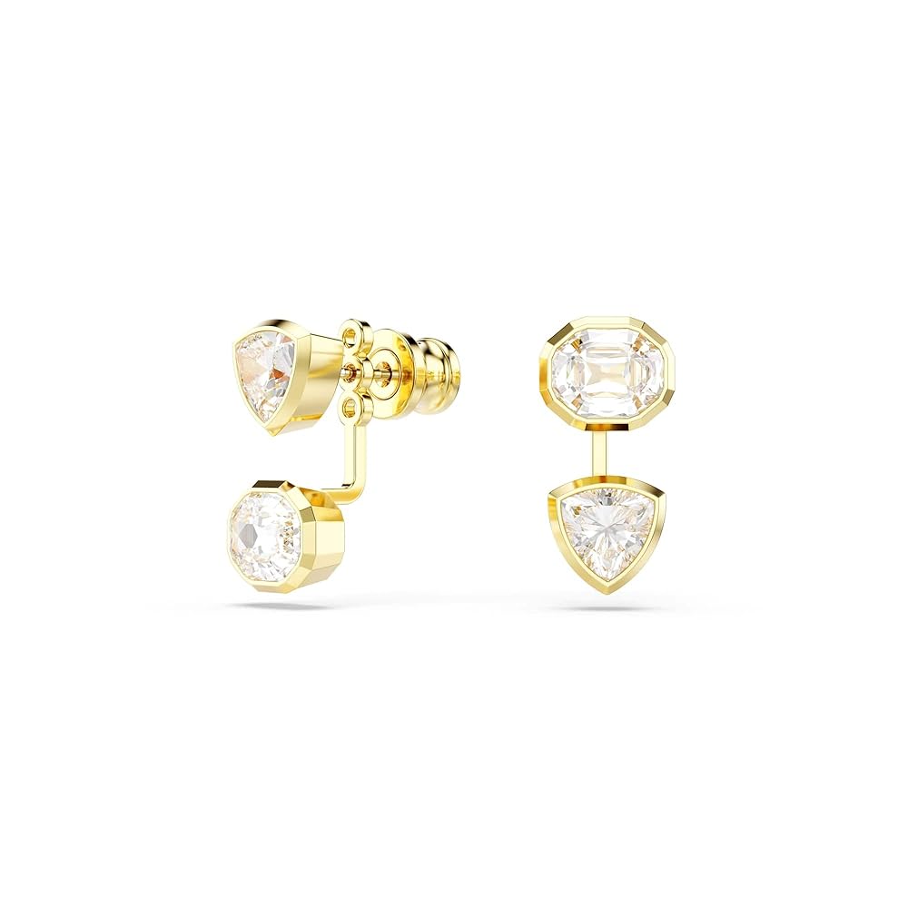 【SWAROVSKI】Imber イヤージャケット 純正箱付き Imber earring jackets, Asymmetrical design, Mixed cuts