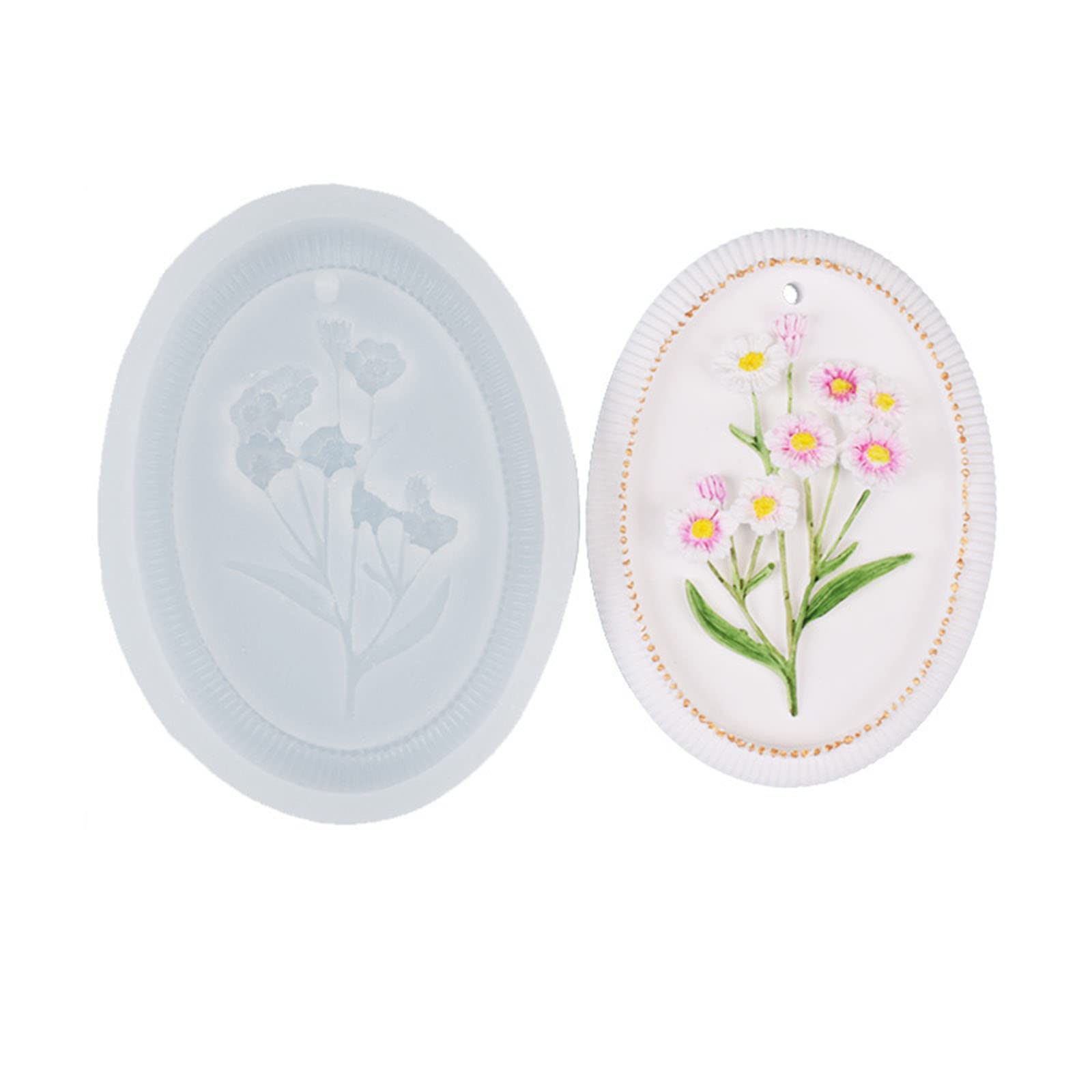 Kalttoy Silicone Candy Molds Flower Shaped Chocolate Candy Fondant Kitchen Baking Supplies Soap Molds