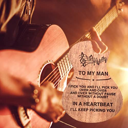 Kit de boîte de médiator de guitare 5 pièces, contenant de médiator gravé avec lettres en bois avec 3 médiators de… - Les Beatles, Paul McCartney, John Lennon, RIngo Starr, George Harrison Kit de boîte de médiator de guitare 5 pièces, contenant de médiator gravé avec lettres en bois avec 3 médiators de… – Image 7