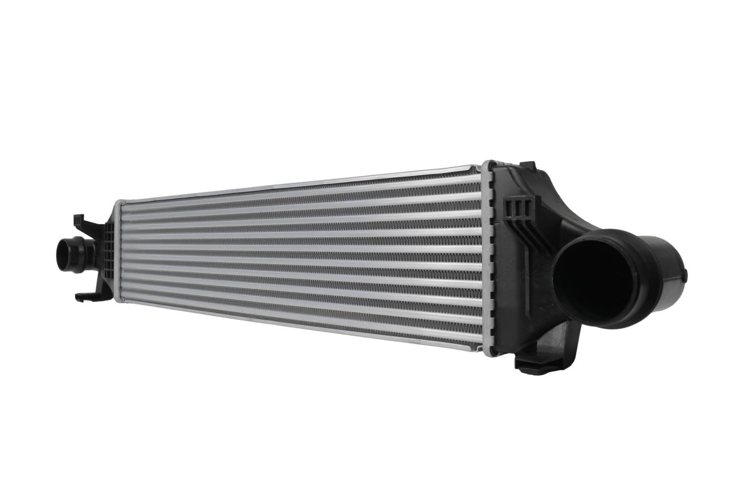 HELLA 8ML 366 340-651 Ladeluftkühler - Kühlrippen gelötet - Aluminium-Kunststoff | 8ML 366 340-651 passend für A-Klasse B-Klasse