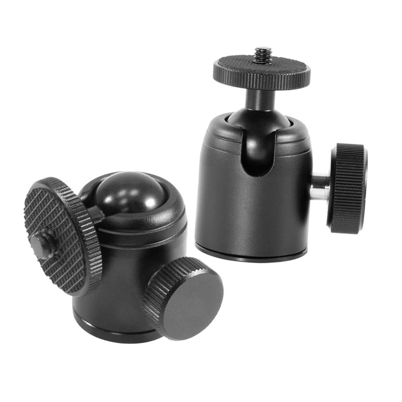 VILLCASE Sturdy Metal Camera Gimbal 360° Rotating Ball Head 1/4 3/8 Screw Mount Lightweight for Easy Transport