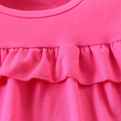 Image of Axumity Kid Girl Clothes Ruffle Sleeve Top Floral Allover Pants 3-9 Years Fall Outfit Set