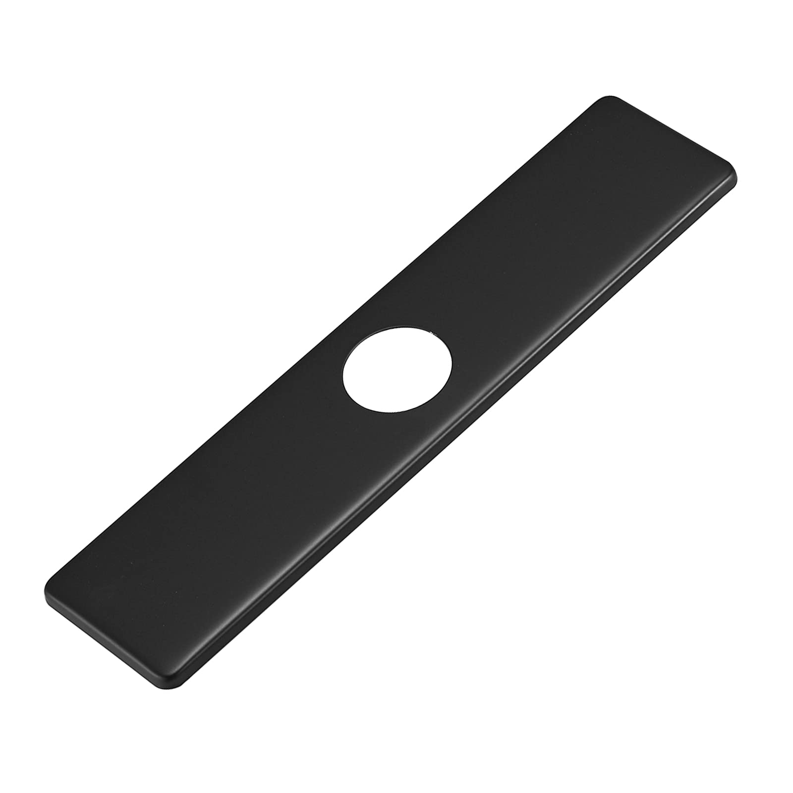 Matte Black Faucet Plate