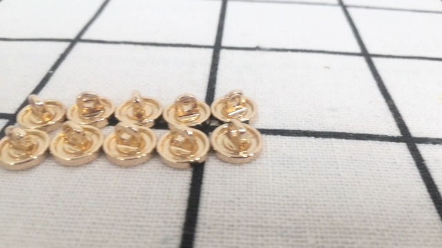 SUPVOX 30 Bottoni Piatti In Metallo | Lega Di Zinco | Colore Oro | 20 Mm | Per Cucito E Fai Da Te