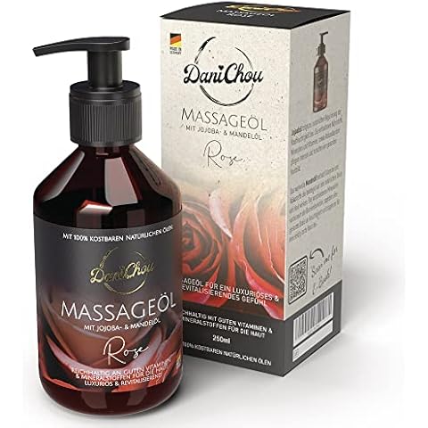 Huile de massage DaniChou® Rose 250ml Cover