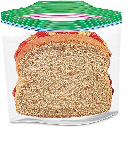 Miniatura 4 de Bolsas marrones de 4 libras con bolsas de sándwich de plástico (50 juegos)