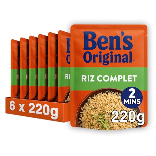 BEN'S ORIGINAL Riz Complet 2 Min (6 x 220 g)